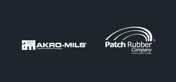 Akro-Mils and Patch Rubber Logos