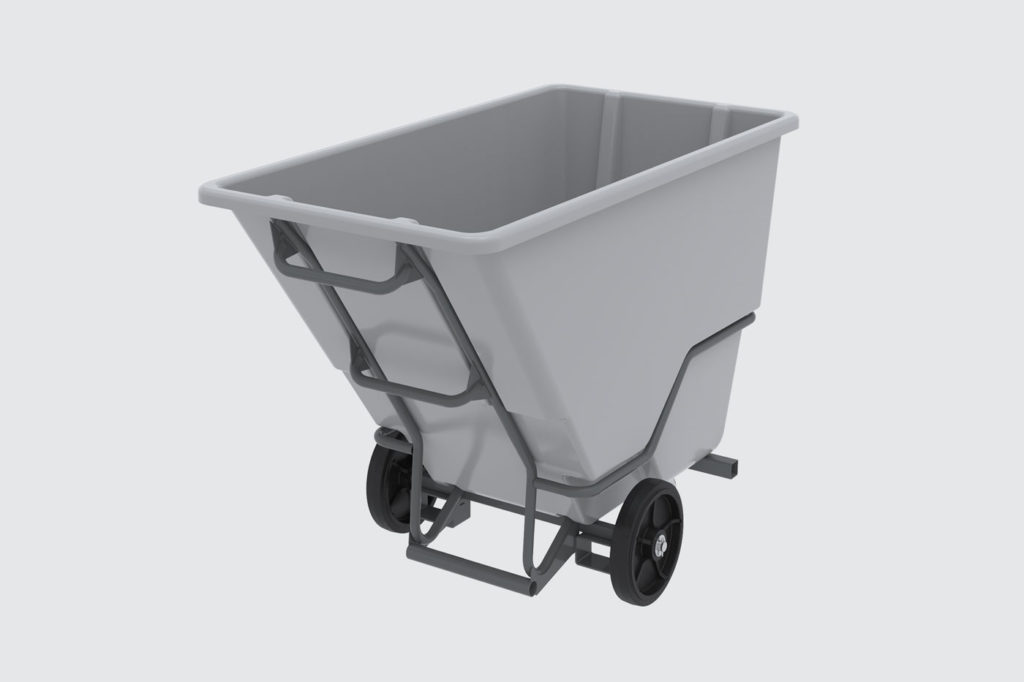 Akro-Cart Material Handling Carts in gray color