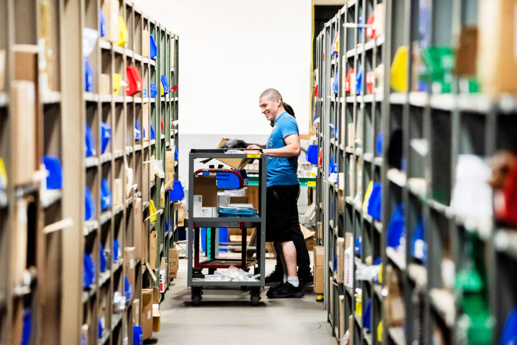 Myers Tire Supply - Prepping orders to be shipped