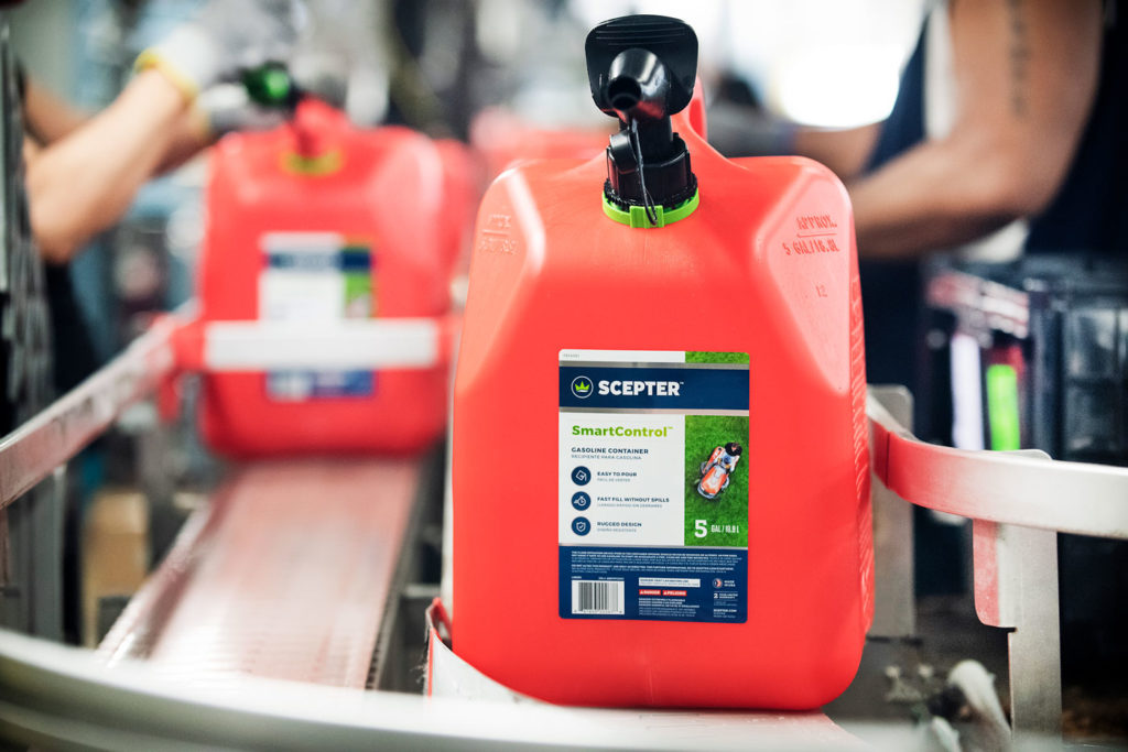 Scepter Gas Can Production line