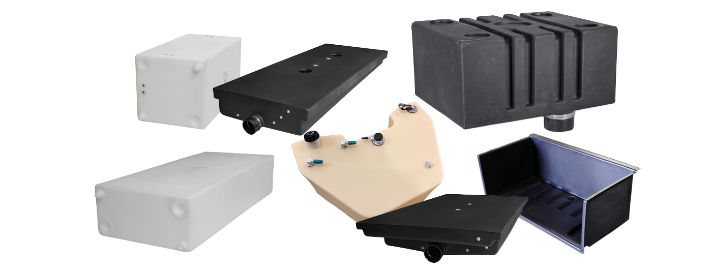 amerikart-header Rotomolded plastic parts for the RV and Marine Industries - Water, benches and more