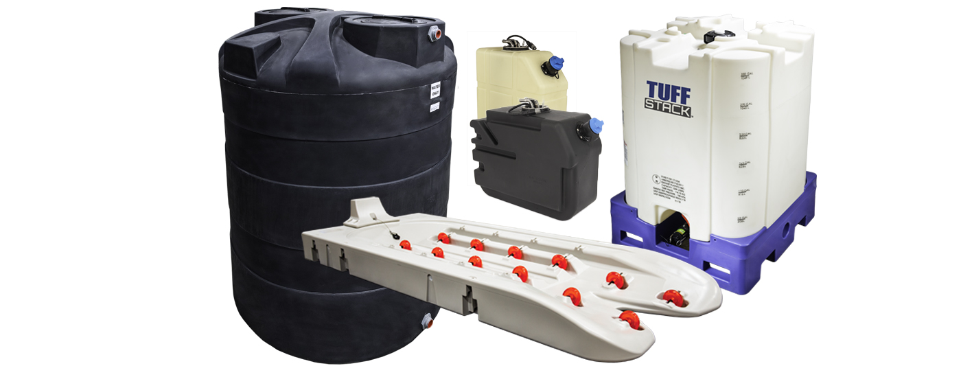Rotational Molded products: Water Tanks, PWC Docking, DEF Tanks and IBCs