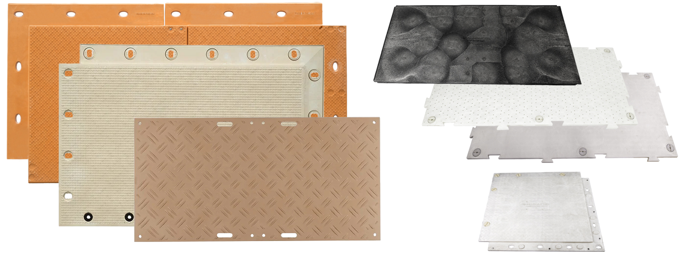 Signature Systems engineers, manufactures, and distributes high-quality composite mats, turf protection systems, and portable event flooring used to create safe and reliable site access and ground protection